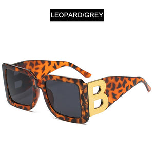 HOOBAN Oversized Sunglasses Women Classic Big Frame B Sun Glasses For Female Trendy Outdoor Eyeglasses Shades UV400