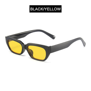HOOBAN Polygon Sunglasses Women Brand Designer Small Frame Sun Glasses For Female Classic Cat Eye Outdoor Eyewear UV400