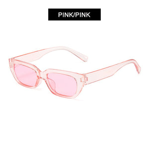 HOOBAN Polygon Sunglasses Women Brand Designer Small Frame Sun Glasses For Female Classic Cat Eye Outdoor Eyewear UV400