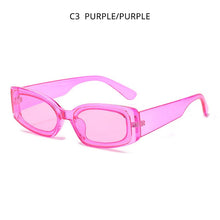 Load image into Gallery viewer, HOOBAN Rectangle Sunglasses Women Men Vintage Plastic Frame Sun Glasses Female Male Stylish Outdoor Eyewear Shade UV400