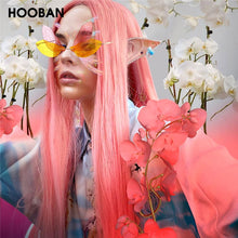 Load image into Gallery viewer, HOOBAN Rimless Dragonfly Wing Sunglasses Women Brand Design Butterfly Ladies  Glasses Shades Eyewear UV400