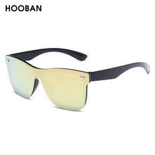Load image into Gallery viewer, HOOBAN Rimless Sunglasses Men Vintage Square One-piece Lens Sun Glasses Stylish Brand Woman Sunglass Oculos De Sol