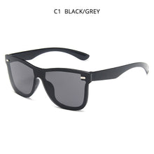 Load image into Gallery viewer, HOOBAN Rimless Sunglasses Men Vintage Square One-piece Lens Sun Glasses Stylish Brand Woman Sunglass Oculos De Sol