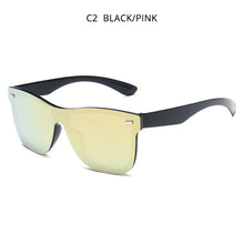 Load image into Gallery viewer, HOOBAN Rimless Sunglasses Men Vintage Square One-piece Lens Sun Glasses Stylish Brand Woman Sunglass Oculos De Sol