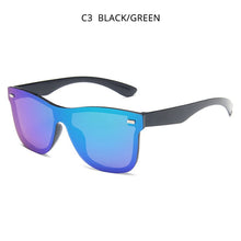 Load image into Gallery viewer, HOOBAN Rimless Sunglasses Men Vintage Square One-piece Lens Sun Glasses Stylish Brand Woman Sunglass Oculos De Sol