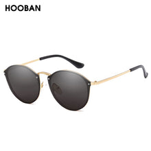 Load image into Gallery viewer, HOOBAN Round Women Sunglasses Men Vintage Metal Frame Ladie&#39;s Sun Glasses Stylish Driving Eyewear Shade UV400
