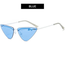 Load image into Gallery viewer, HOOBAN Small Cat Eye Sunglasses Women Brand Designer Rimless Sun Glasses For Female Retro Outdoor Eyeglasses UV400