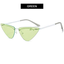 Load image into Gallery viewer, HOOBAN Small Cat Eye Sunglasses Women Brand Designer Rimless Sun Glasses For Female Retro Outdoor Eyeglasses UV400