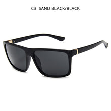 Load image into Gallery viewer, HOOBAN Square Men Sunglasses Classic Rectangle Big Male Sun Glasses Vintage Mirror Driving Sunglass UV400