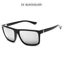 Load image into Gallery viewer, HOOBAN Square Men Sunglasses Classic Rectangle Big Male Sun Glasses Vintage Mirror Driving Sunglass UV400