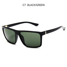 Load image into Gallery viewer, HOOBAN Square Men Sunglasses Classic Rectangle Big Male Sun Glasses Vintage Mirror Driving Sunglass UV400