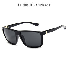 Load image into Gallery viewer, HOOBAN Square Men Sunglasses Classic Rectangle Big Male Sun Glasses Vintage Mirror Driving Sunglass UV400