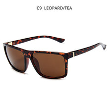 Load image into Gallery viewer, HOOBAN Square Men Sunglasses Classic Rectangle Big Male Sun Glasses Vintage Mirror Driving Sunglass UV400