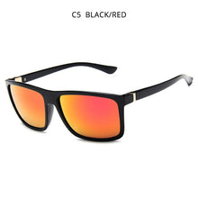 Load image into Gallery viewer, HOOBAN Square Men Sunglasses Classic Rectangle Big Male Sun Glasses Vintage Mirror Driving Sunglass UV400