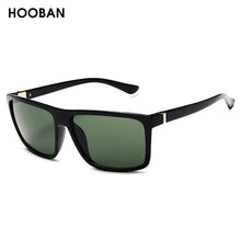 Load image into Gallery viewer, HOOBAN Square Men Sunglasses Classic Rectangle Big Male Sun Glasses Vintage Mirror Driving Sunglass UV400