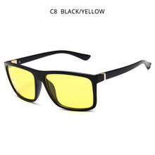 Load image into Gallery viewer, HOOBAN Square Men Sunglasses Classic Rectangle Big Male Sun Glasses Vintage Mirror Driving Sunglass UV400