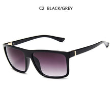 Load image into Gallery viewer, HOOBAN Square Men Sunglasses Classic Rectangle Big Male Sun Glasses Vintage Mirror Driving Sunglass UV400