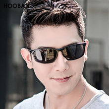 Load image into Gallery viewer, HOOBAN Square Men  Sunglasses Retro Black Rectangle Sun Glasses For Male Vintage Outdoor Eyewear Shade UV400