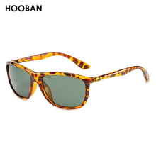 Load image into Gallery viewer, HOOBAN Square Men  Sunglasses Retro Black Rectangle Sun Glasses For Male Vintage Outdoor Eyewear Shade UV400
