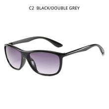Load image into Gallery viewer, HOOBAN Square Men  Sunglasses Retro Black Rectangle Sun Glasses For Male Vintage Outdoor Eyewear Shade UV400