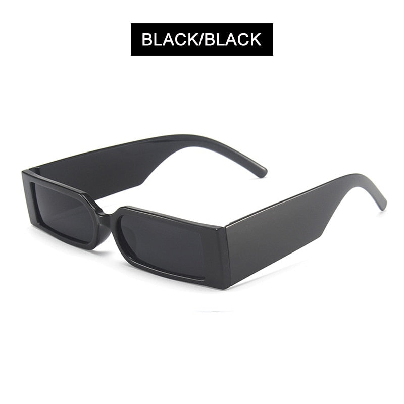 HOOBAN Square Sunglasses Women Men Brand Designer Small Rectangle Sun Glasses For Unisex Retro Hip Hop Eyewear UV400