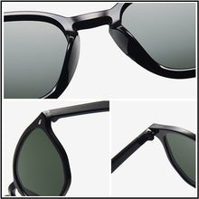 Load image into Gallery viewer, HOOBAN Squared Women Men Sun Glasses Retro Black Sungalsses For Female Male Vintage Driving Eyeglasses Rivet Shade