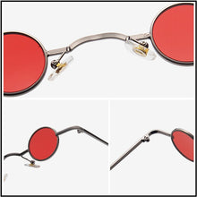 Load image into Gallery viewer, HOOBAN Gothic Small Round Sunglasses Women Men  Vampire Style Brand Design Sun Glasses Unisex Vintage Retro Eyeglasses Shade