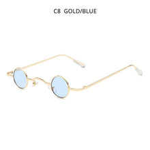 Load image into Gallery viewer, HOOBAN Gothic Small Round Sunglasses Women Men  Vampire Style Brand Design Sun Glasses Unisex Vintage Retro Eyeglasses Shade