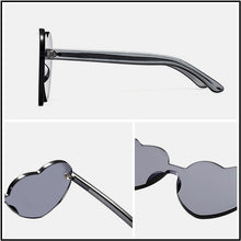 Load image into Gallery viewer, HOOBAN Heart Shaped Sunglasses Women Brand Designer Candy Color Sun Glasses Female Love Shade Girls Glasses