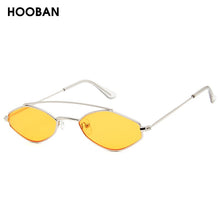 Load image into Gallery viewer, HOOBAN Polygon Sunglasses Women Brand Design Small Rhombus Woman's Glasses Double Bridge Eyeglasses UV400
