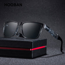 Load image into Gallery viewer, HOOBAN Sports Polarized Sunglasses Men Women Square Male Sun Glasses Stylish Summer Blue Green Shades Goggle UV400