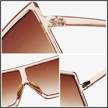 Load image into Gallery viewer, HOOBAN Oversized Women Sunglasses Brand Designer Square Ladies Sun Glasses Big Shades Eyewear UV400