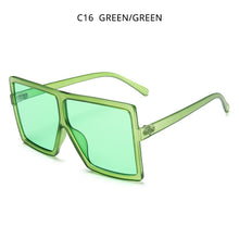 Load image into Gallery viewer, HOOBAN Oversized Women Sunglasses Brand Designer Square Ladies Sun Glasses Big Shades Eyewear UV400