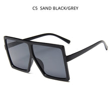 Load image into Gallery viewer, HOOBAN Oversized Women Sunglasses Brand Designer Square Ladies Sun Glasses Big Shades Eyewear UV400