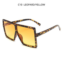 Load image into Gallery viewer, HOOBAN Oversized Women Sunglasses Brand Designer Square Ladies Sun Glasses Big Shades Eyewear UV400