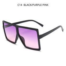 Load image into Gallery viewer, HOOBAN Oversized Women Sunglasses Brand Designer Square Ladies Sun Glasses Big Shades Eyewear UV400