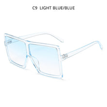 Load image into Gallery viewer, HOOBAN Oversized Women Sunglasses Brand Designer Square Ladies Sun Glasses Big Shades Eyewear UV400