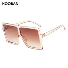 Load image into Gallery viewer, HOOBAN Oversized Women Sunglasses Brand Designer Square Ladies Sun Glasses Big Shades Eyewear UV400