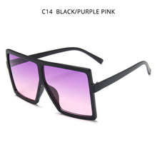 Load image into Gallery viewer, HOOBAN Oversized Women Sunglasses Brand Designer Square Ladies Sun Glasses Big Shades Eyewear UV400