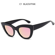 Load image into Gallery viewer, HOOBAN Retro Cat Eye Women Sunglasses Classic Black Ladies Sun Glasses Vintage Driving Female Eyeglasses UV400 Oculos