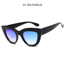 Load image into Gallery viewer, HOOBAN Retro Cat Eye Women Sunglasses Classic Black Ladies Sun Glasses Vintage Driving Female Eyeglasses UV400 Oculos