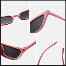 Load image into Gallery viewer, HOOBAN Sexy Cateye Sunglasses Women Cute Cat Eye Sun Glasses For Ladies Vintage Small Purple Eyeglasses UV400