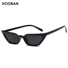 Load image into Gallery viewer, HOOBAN Sexy Cateye Sunglasses Women Cute Cat Eye Sun Glasses For Ladies Vintage Small Purple Eyeglasses UV400