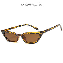 Load image into Gallery viewer, HOOBAN Sexy Cateye Sunglasses Women Cute Cat Eye Sun Glasses For Ladies Vintage Small Purple Eyeglasses UV400