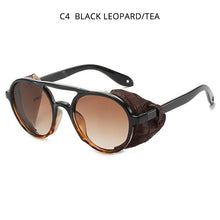 Load image into Gallery viewer, HOOBAN Steampunk Brand Design Sunglasses Women Men Retro Round Male's Sun Glasses Female Vintage Driving Eyewear Shade UV400