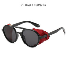 Load image into Gallery viewer, HOOBAN Steampunk Brand Design Sunglasses Women Men Retro Round Male's Sun Glasses Female Vintage Driving Eyewear Shade UV400