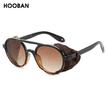 Load image into Gallery viewer, HOOBAN Steampunk Brand Design Sunglasses Women Men Retro Round Male's Sun Glasses Female Vintage Driving Eyewear Shade UV400