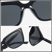 Load image into Gallery viewer, HOOBAN Stylish Cat Eye Women Sun Glasses Classic Big Frame Cateye Sunglasses For Ladies Vintage Leopard Eyeglasses UV400