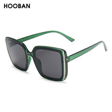 Load image into Gallery viewer, HOOBAN Stylish Oversized Sunglasses Women  Big Square Ladies Sunglass Vintage Driver Glasses UV400