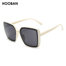 Load image into Gallery viewer, HOOBAN Stylish Oversized Sunglasses Women  Big Square Ladies Sunglass Vintage Driver Glasses UV400